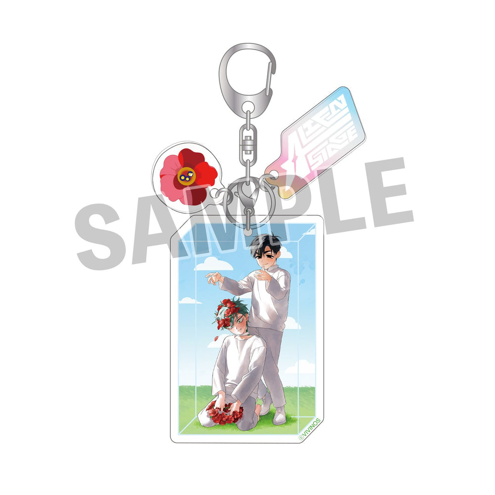 ALIEN STAGE Alien Stage - Acrylic Charm Keyring - Super Groupies - Keyring - Harumio