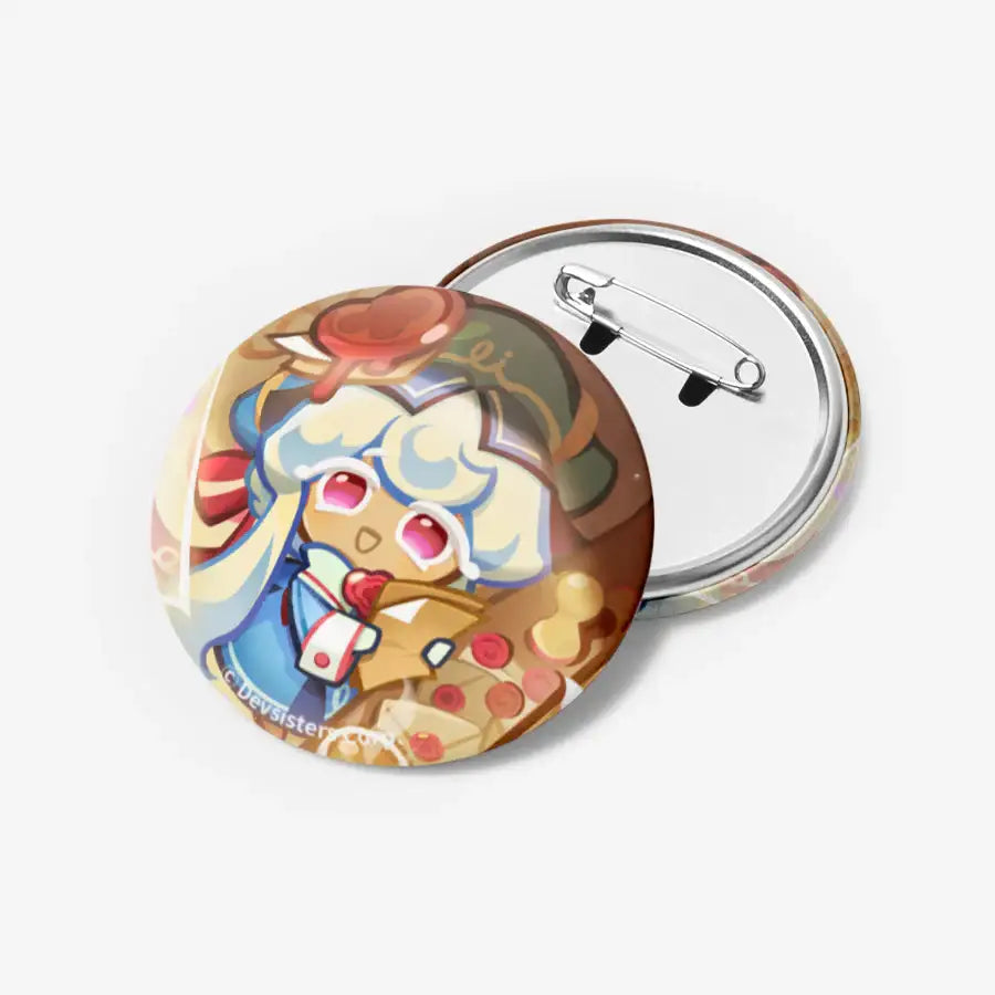 Cookie Run : Oven Break - Saint Honoré Cookie (Skin) Cookie Pin Button - Marpple Shop - Pin Button - Harumio