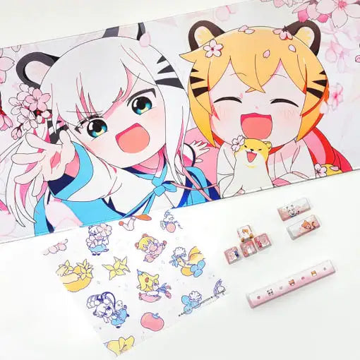 Tiger Coming In - Desk Pad & Keycap Set - Webtoon Friends - Desk Pad - Harumio