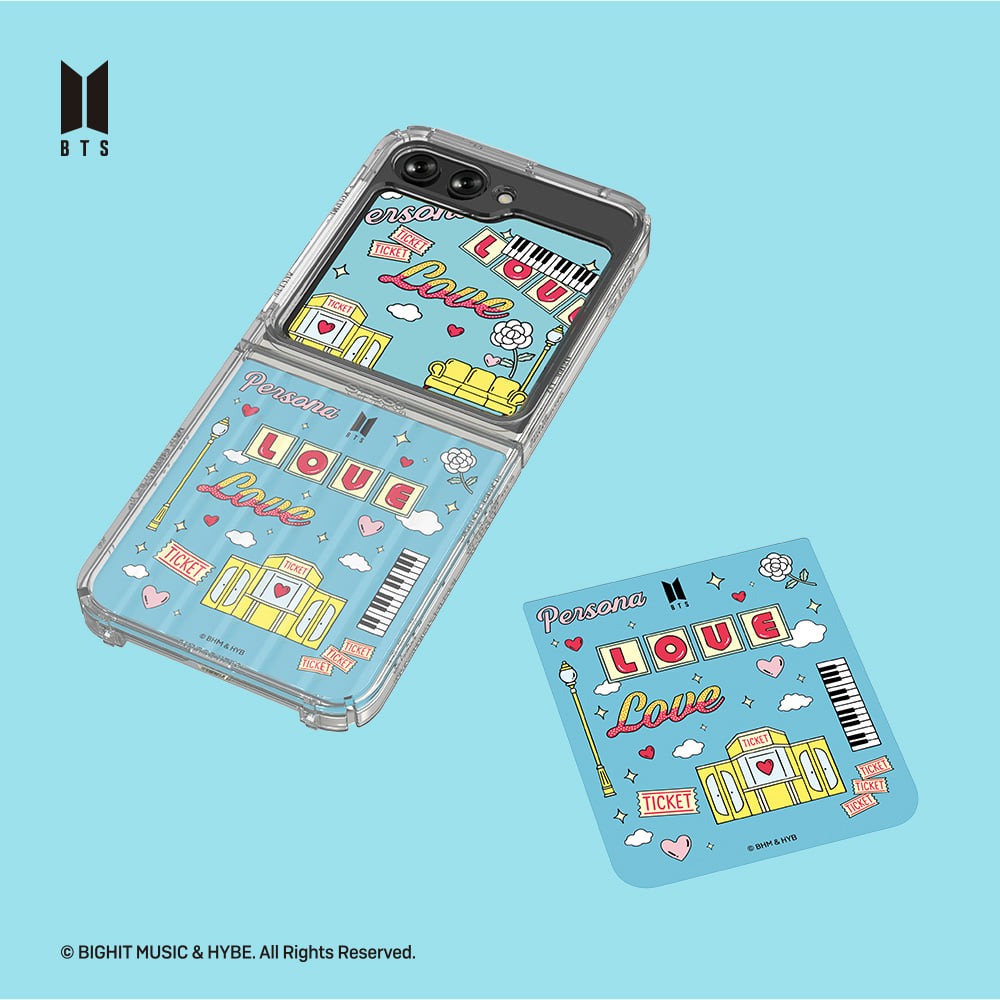 SLBS - BTS Music Theme Boy With Luv Flip Suit Card Case Set