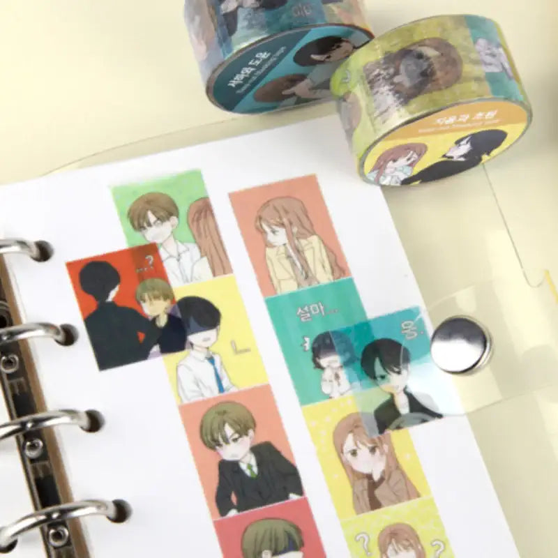 See You in My 19th Life - Easy-cut Masking Tape - Webtoon Friends - Masking Tapes - Harumio