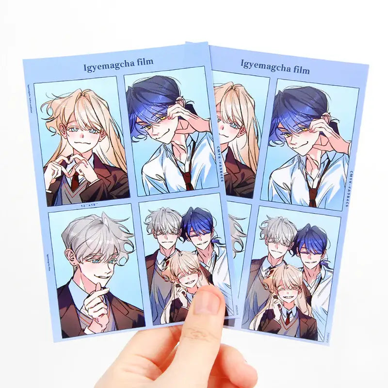 The Last Train of the Season - 4 Cut Photo - Webtoon Shop - Photos - Harumio