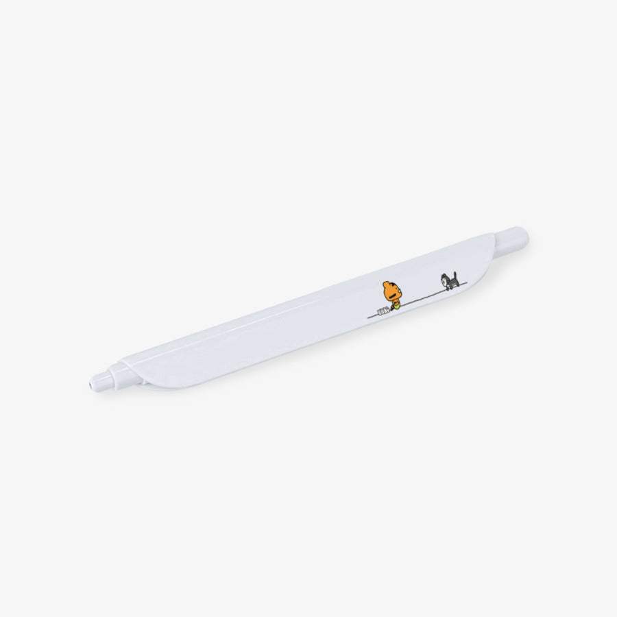 Timid Tiger Coco - White Regular Clip Pen