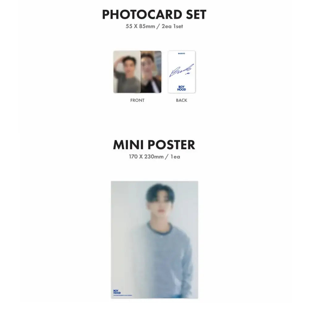 Baekho - 2024 Season's Greetings - Coppan Global / Pledis Entertainment - Merchandise - Harumio