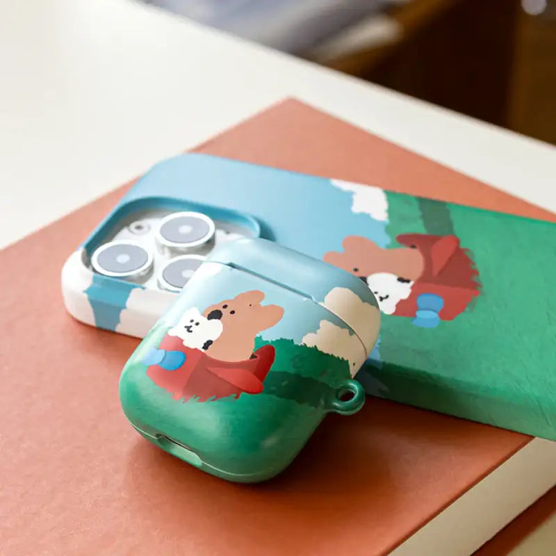 Dinotaeng - Little Pilots AirPods Case - Dinotaeng - AirPods Cases - Harumio