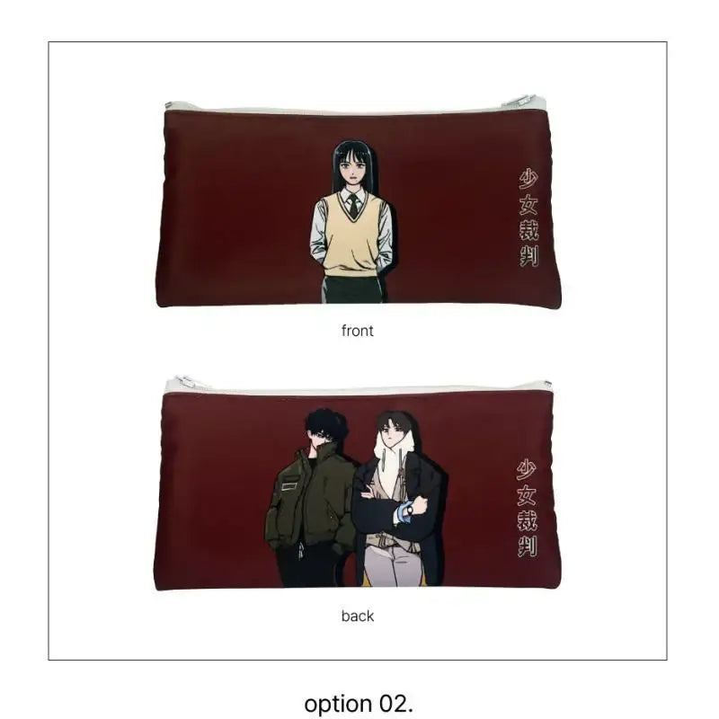 Girl's Trial - Suede Pencil Case - ARTRANK - Pencil Case - Harumio