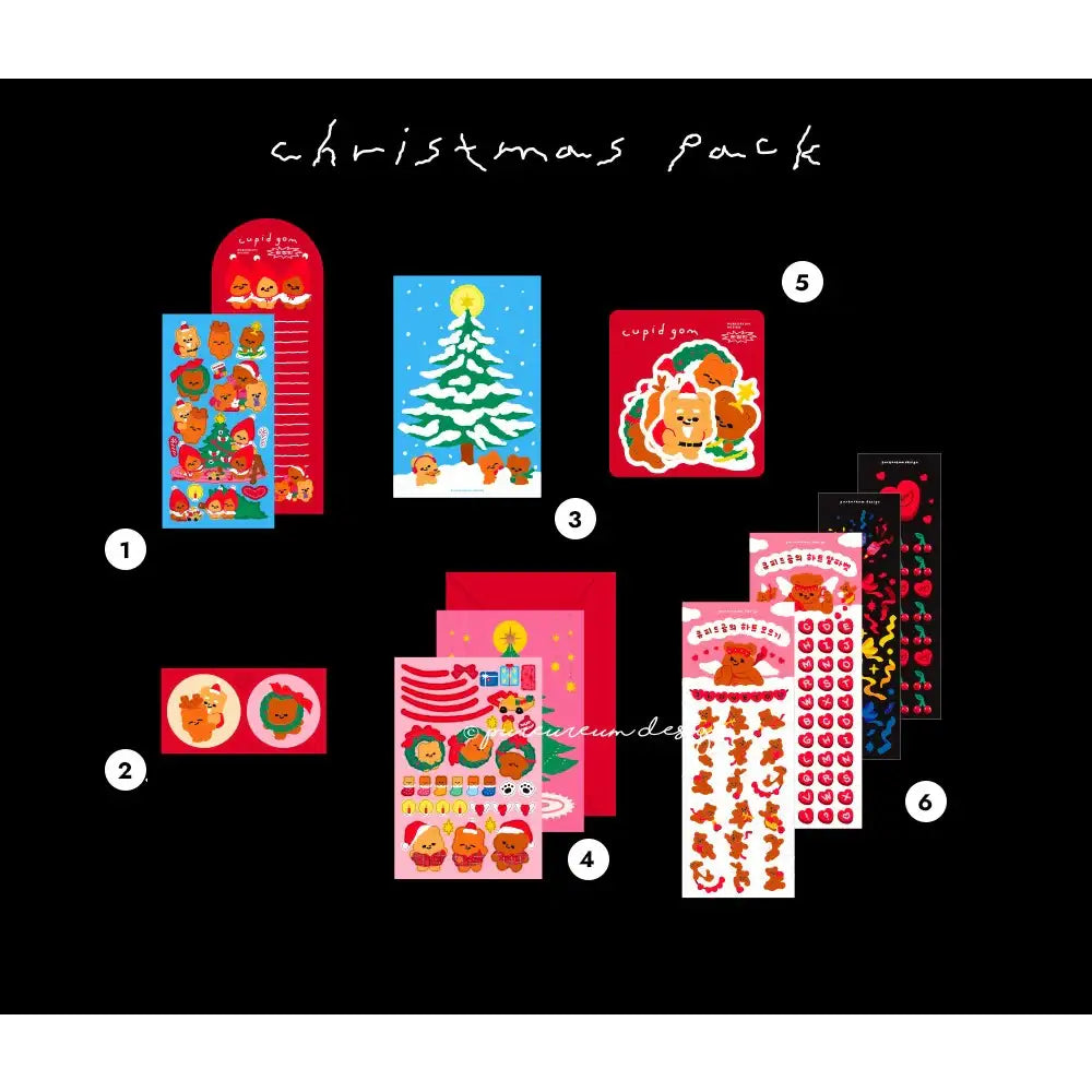 Pureureum Design - Cupid Bear Christmas Pack - Pureureum Design - Home & Living, Accessories - Harumio