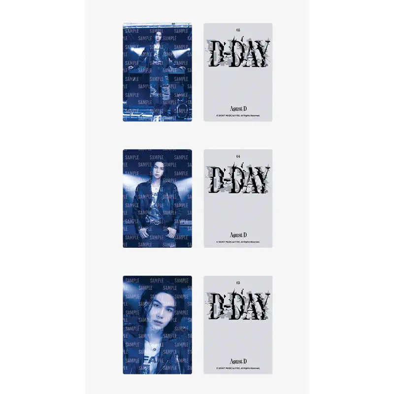 Agust D D-DAY TOUR US限定 ミニフォトカード Agust D [D-Day Tour] Official Merchandise - Mini Photo Card