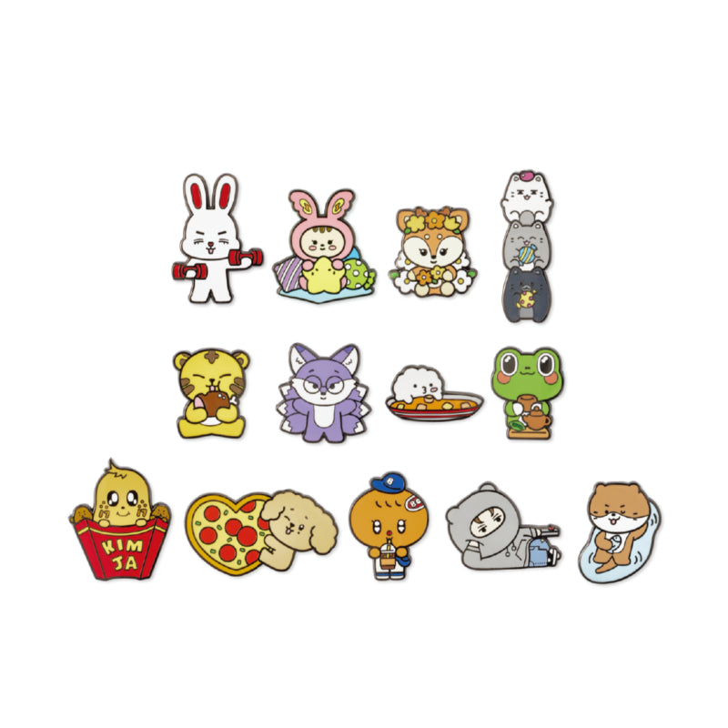 MINITEEN House Party - SEVENTEEN Official Character Pop-up - Pin Badge - HYBE - Pin Badge - Harumio