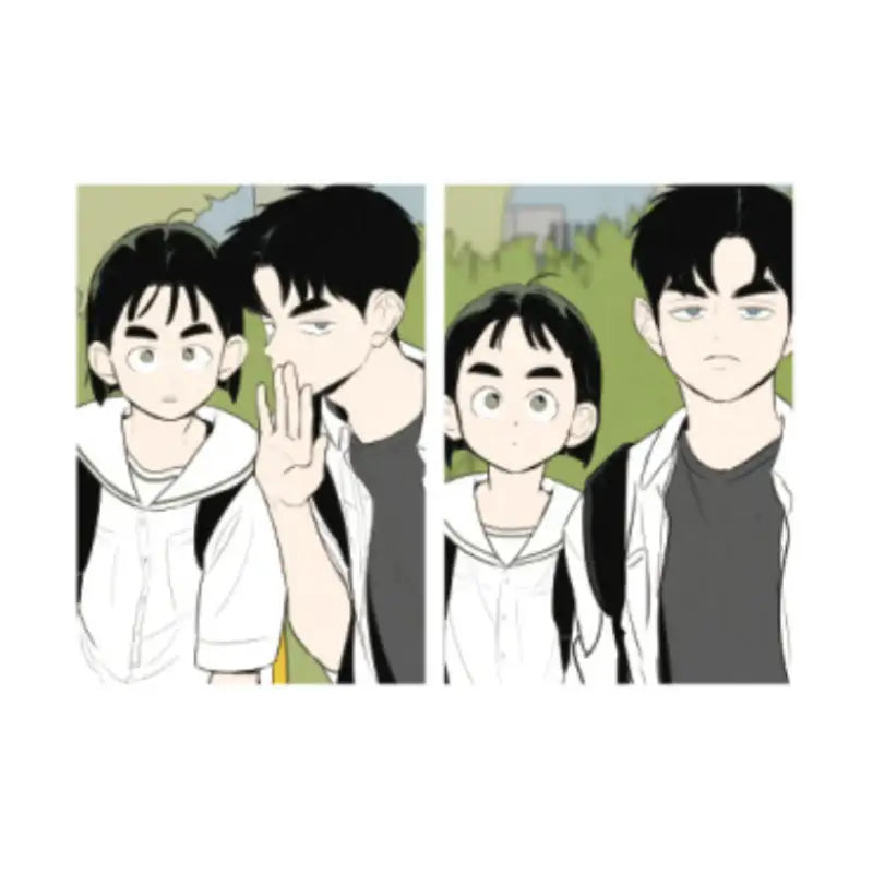 After School Lessons For Unripe Apples - Lenticular Postcard - Webtoon Friends - Lenticular Postcard - Harumio