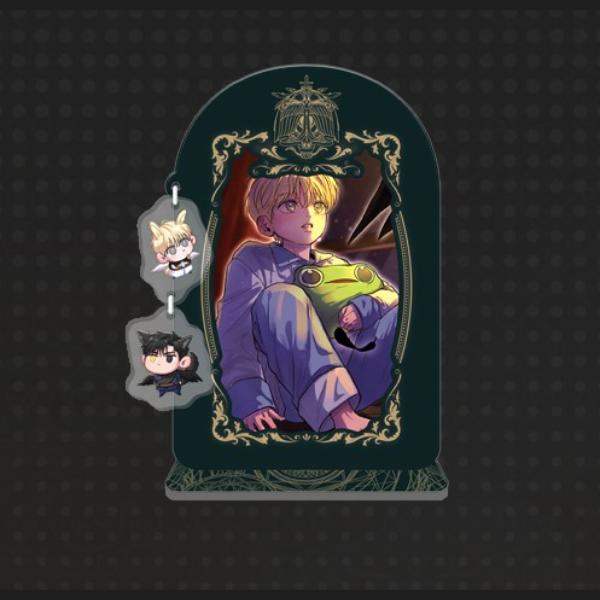 Surviving as a Player X Fantazit - Acrylic Poker Holder Stand - Fantazit - Holder Stand - Harumio