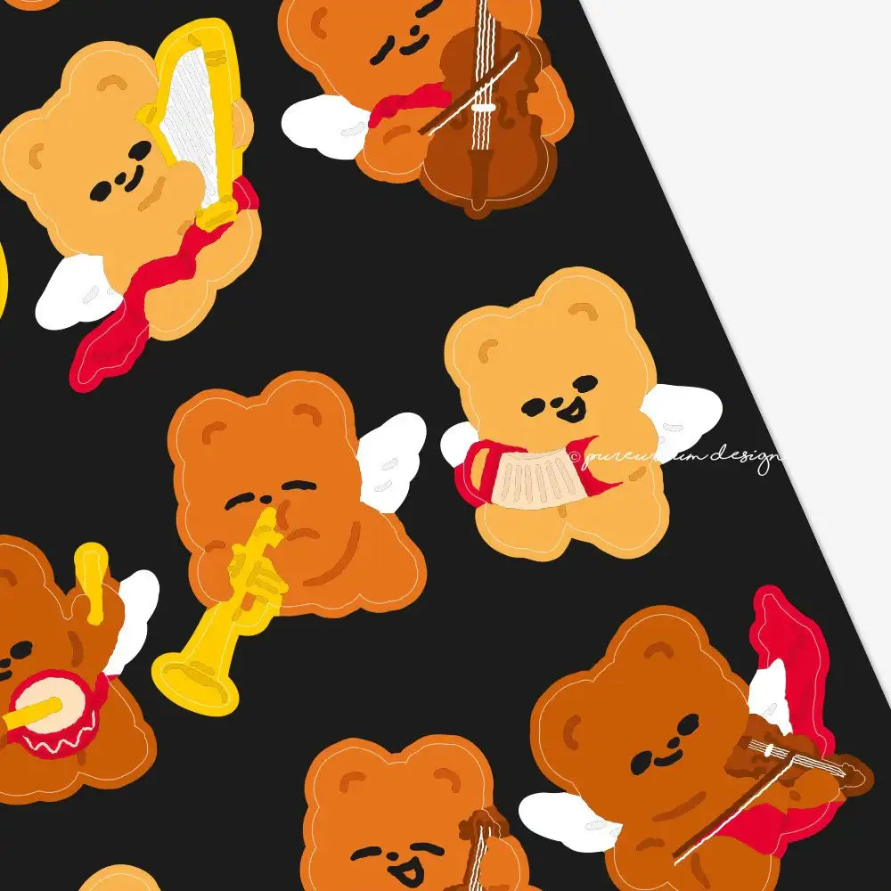 Pureureum Design - Cupid Bear Concert Sticker - Pureureum Design - Home & Living, Accessories - Harumio