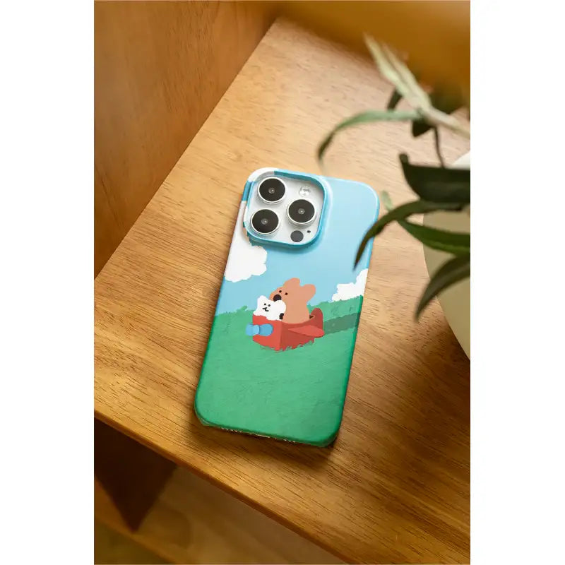 Dinotaeng - Little Pilots iPhone Hard Case - Dinotaeng - Phone Cases - Harumio