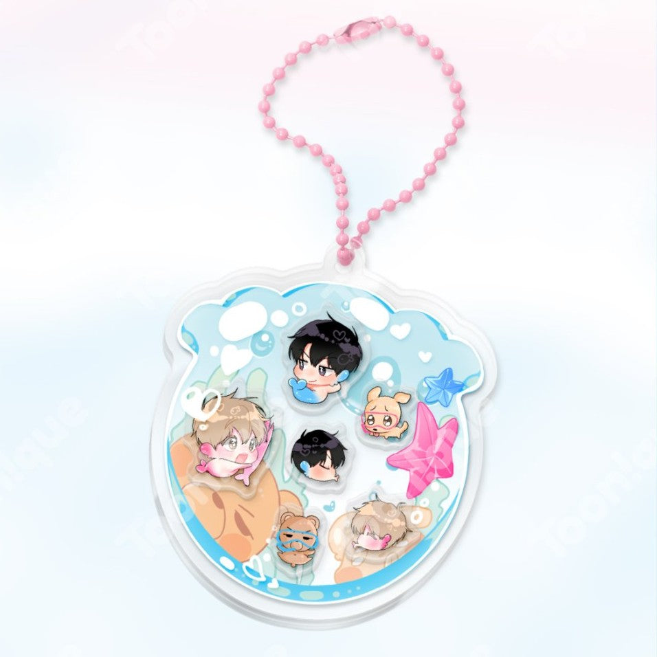 Hyung's Omega x Toonique - Acrylic Shaker Keyring