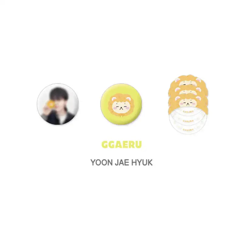 TREASURE - Funny Treasure - Can Badge & PVC Cover Set - TREASURE - Badge - Harumio