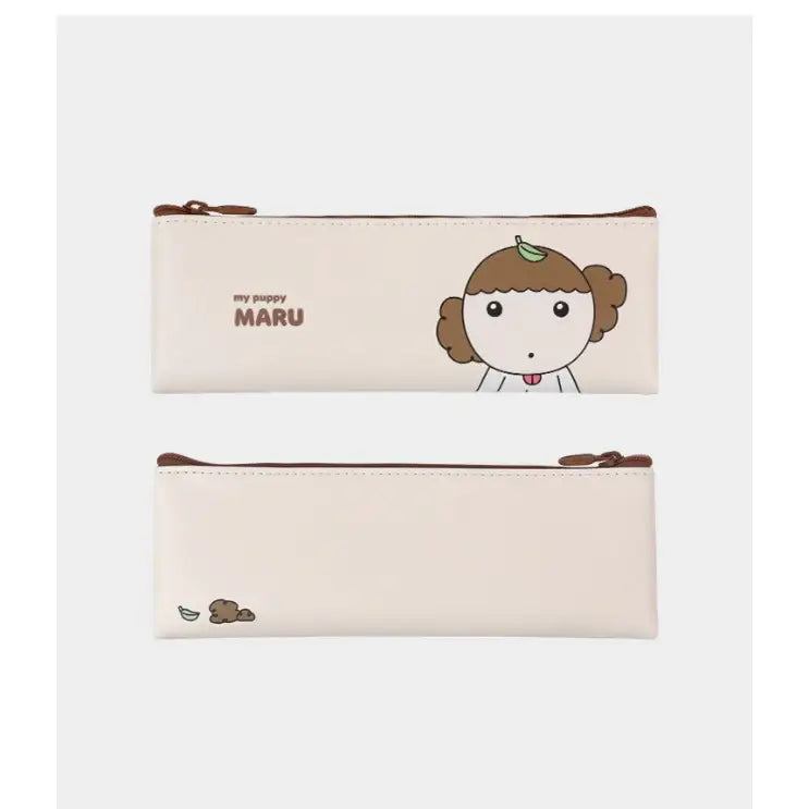 Maru Is a Puppy - Flat Pouch - Webtoon Friends - Stationery - Harumio