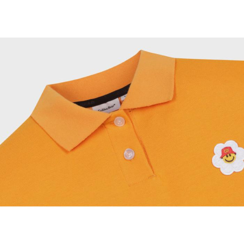 Wiggle Wiggle X Golden Bear - Short Sleeve Polo Crop Shirt