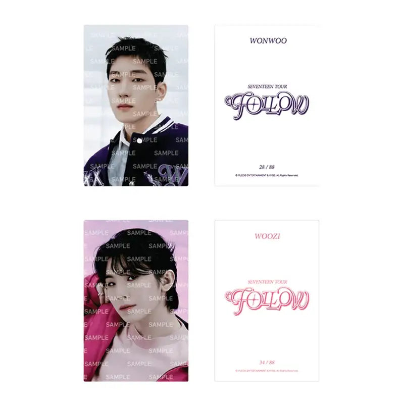 SEVENTEEN - Follow - Trading Card Set - SEVENTEEN - Collectible Trading Cards - Harumio