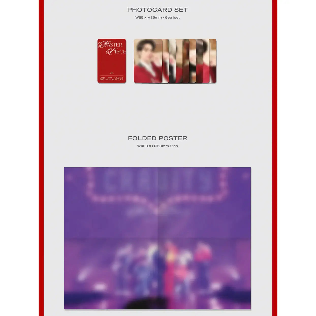 CRAVITY - 2023 The 1st World Tour : MASTERPIECE (DVD & KiT Video) - CRAVITY - Album - Harumio
