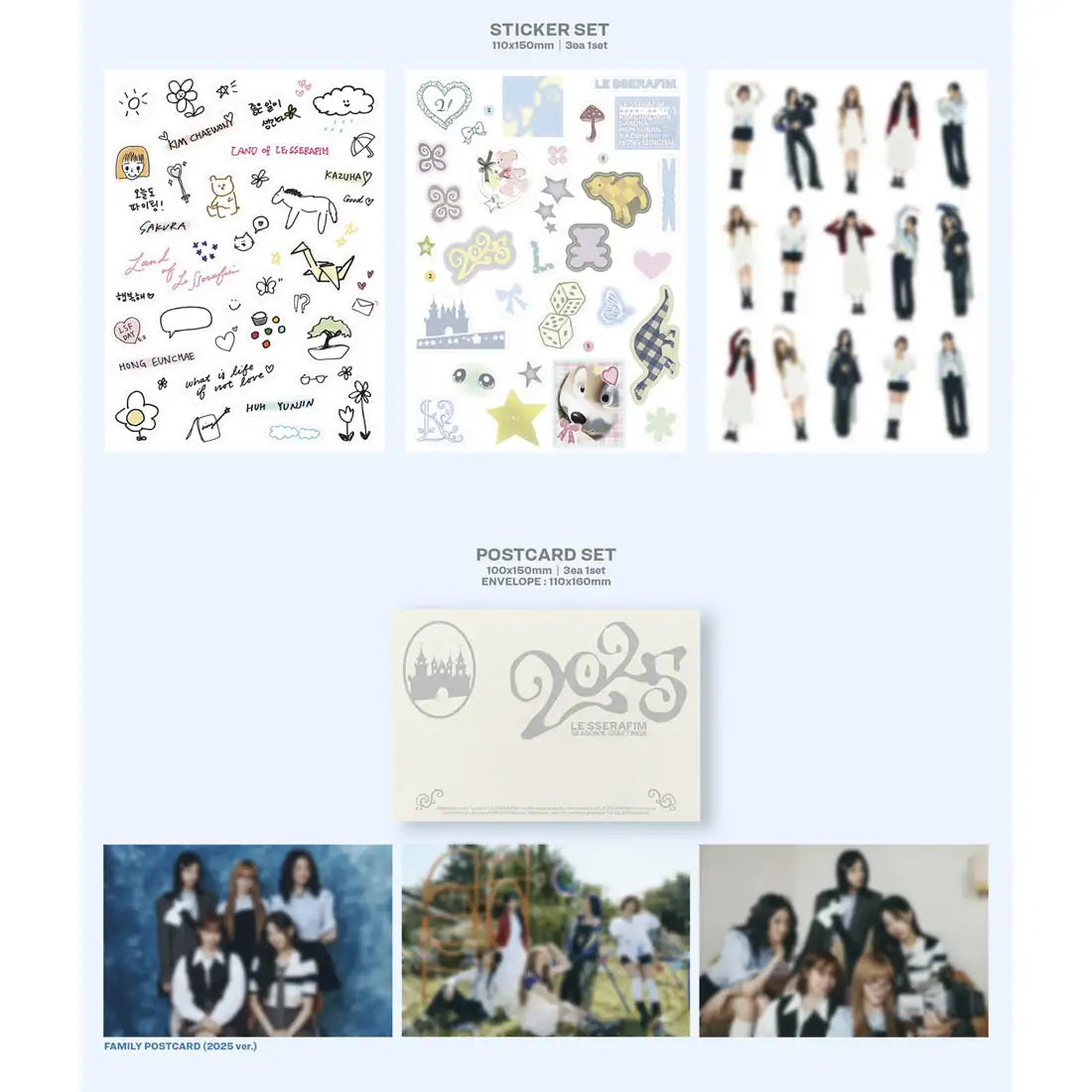 LE SSERAFIM - 2025 Season's Greetings - HYBE Label - Merchandise - Harumio