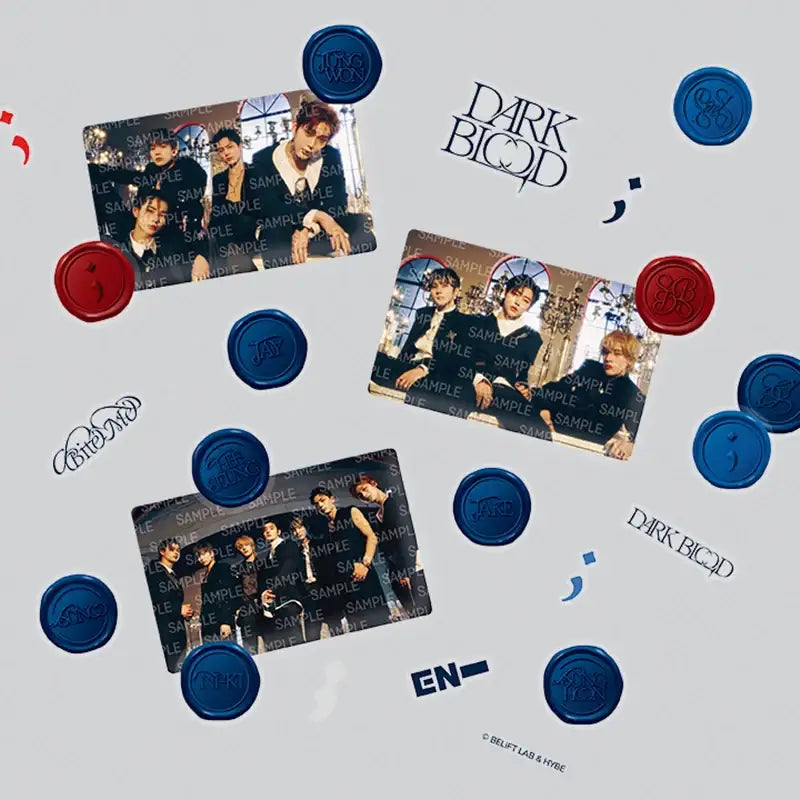 ENHYPEN - Dark Blood - Photo Sticker Set - ENHYPEN - Stickers - Harumio