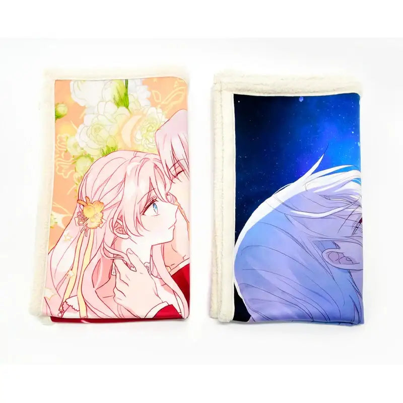 Seduce the Villain's Father - Fleece Blanket - Soone Content - Blankets - Harumio