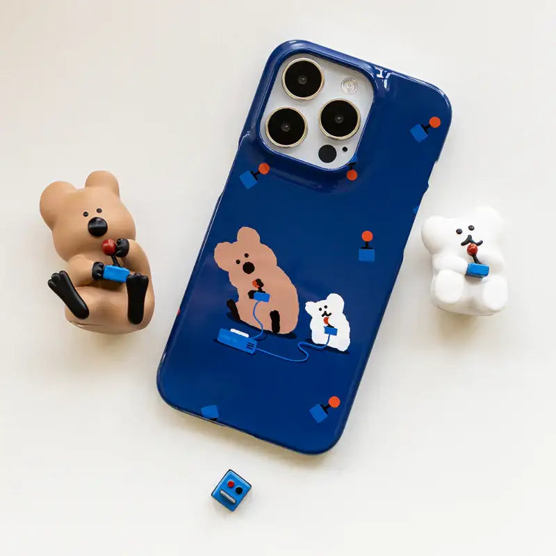 Dinotaeng - Let's Drift iPhone Hard Case - Dinotaeng - Phone Cases - Harumio