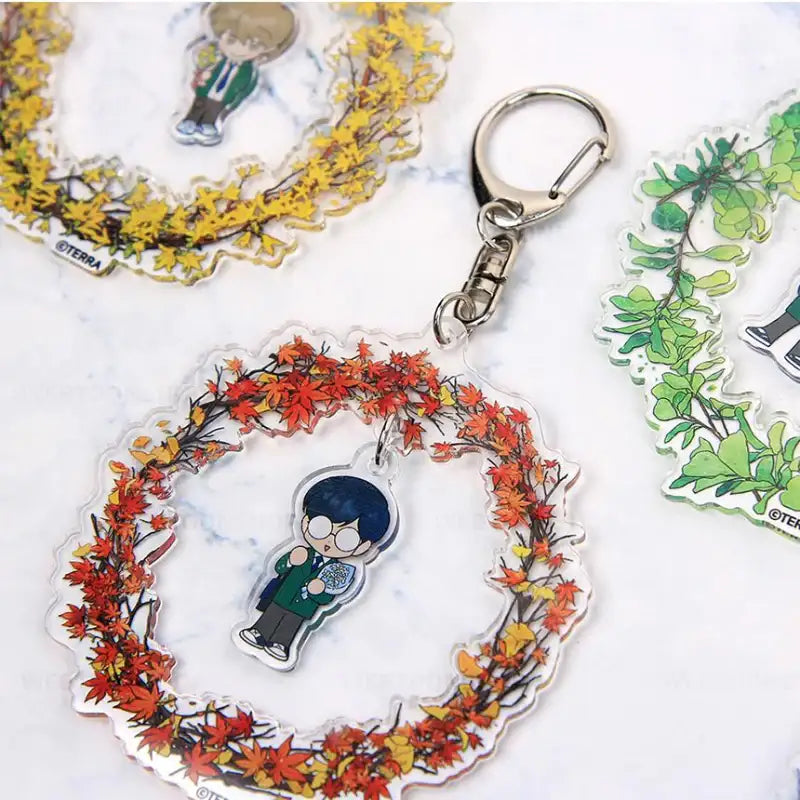 Spinach Bouquet - Acrylic Keyring - Webtoon Shop - Acrylic Keyring - Harumio