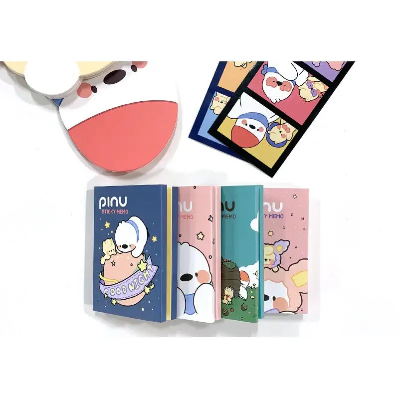 Pinu - 4-layer Sticky Memo (Random) - Soone Content - Stationery & Office Supplies - Harumio