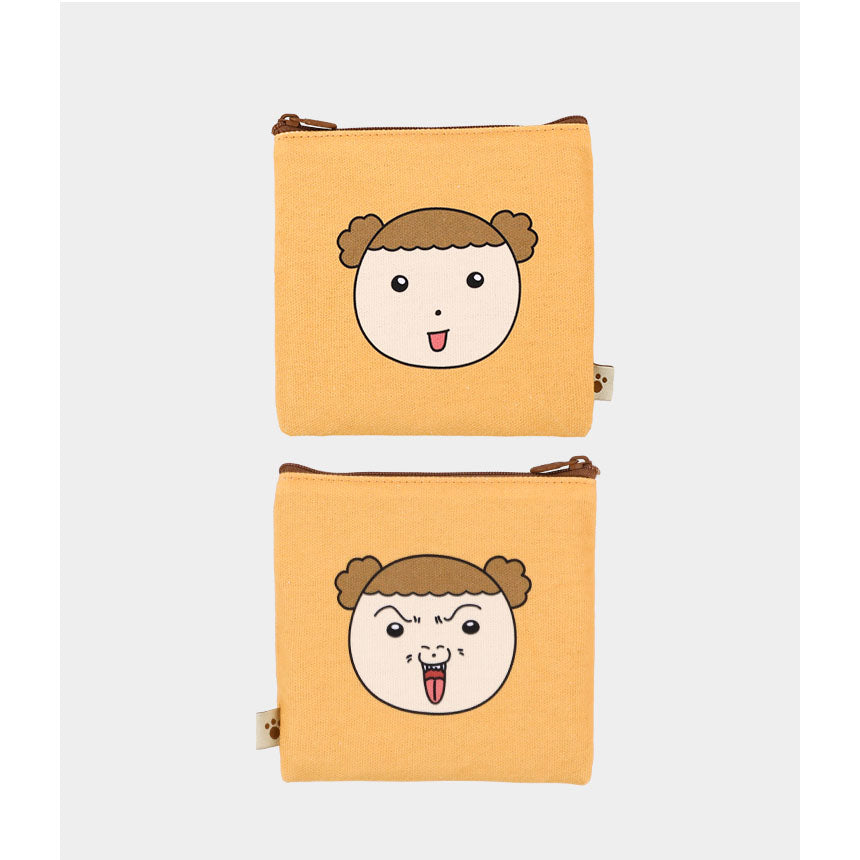 Maru Is a Puppy - Flat Square Pouch
