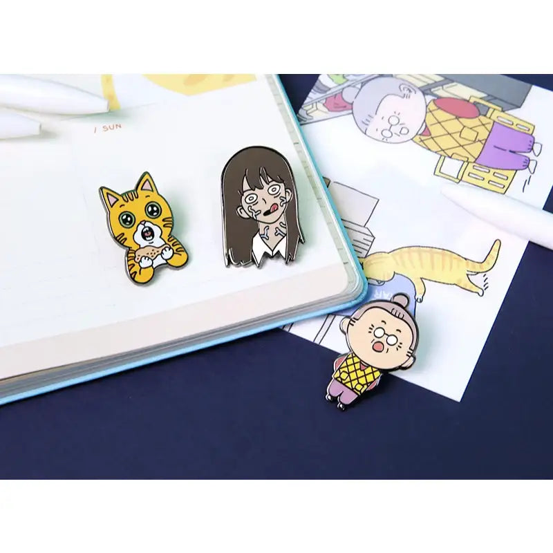 My Daughter Is a Zombie - Badge - Webtoon Friends - Accessories - Harumio