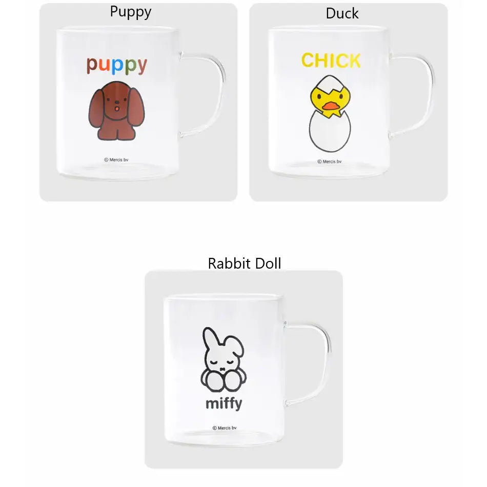 Day Needs - Miffy Glass Cup Set