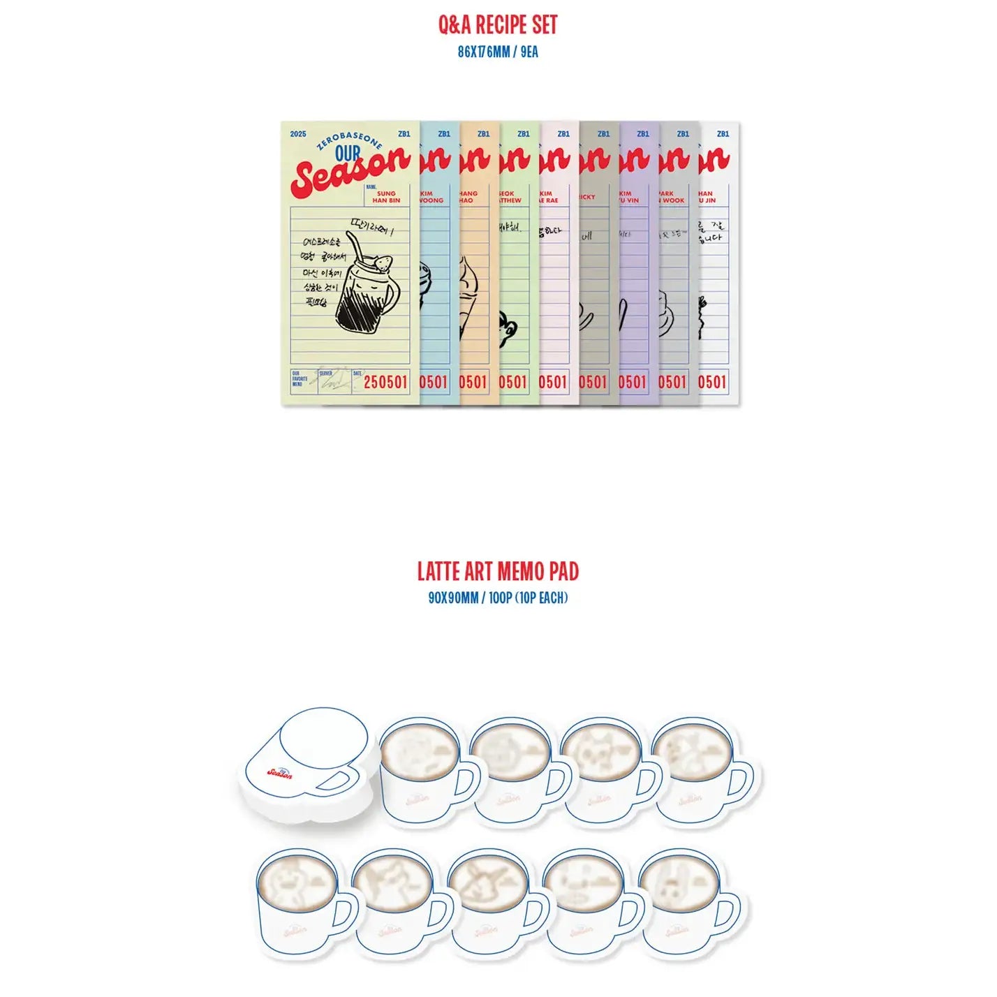 ZEROBASEONE - 2025 Season's Greetings (OUR Season) - WAKEONE Entertainment - Merchandise - Harumio