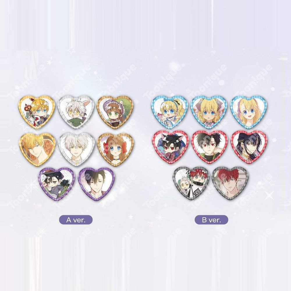 Who Made Me a Princess x Toonique - Heart Can Badge Set