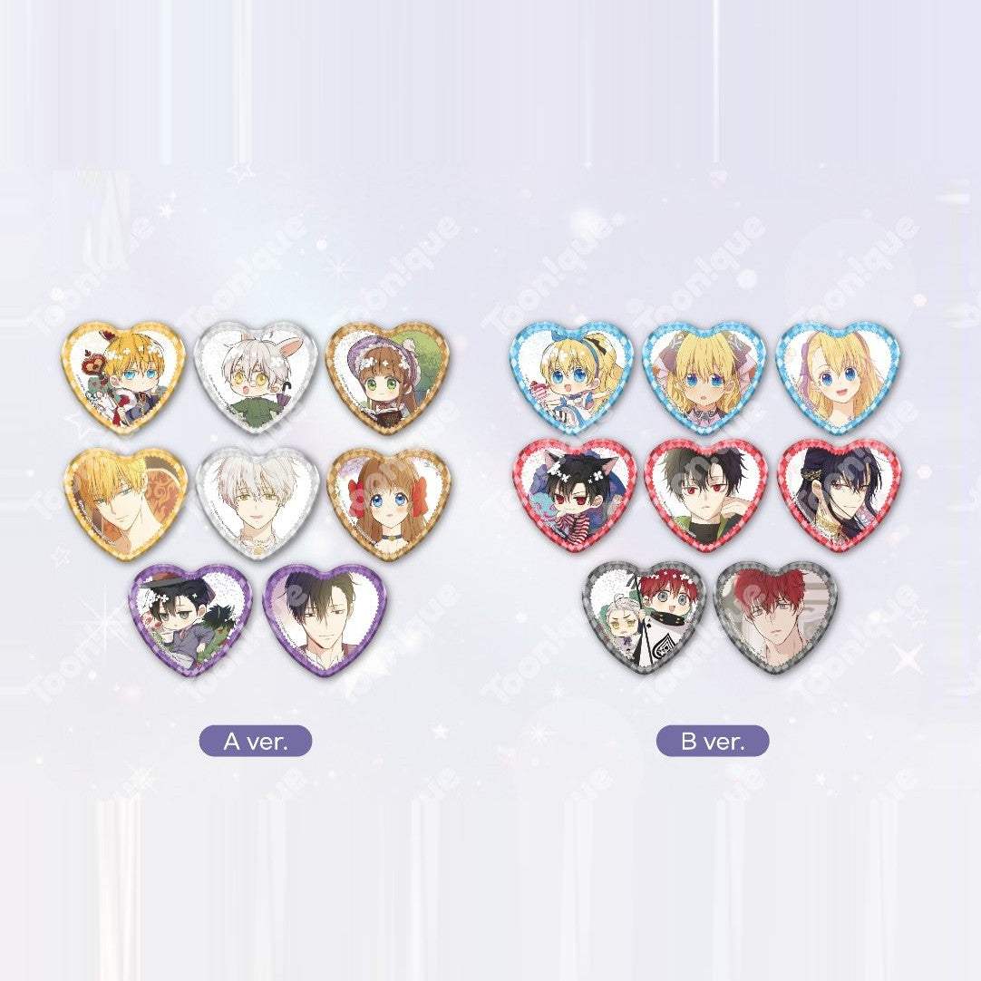 Who Made Me a Princess x Toonique - Heart Can Badge Set (Random) - Toonique - Can Badge - Harumio
