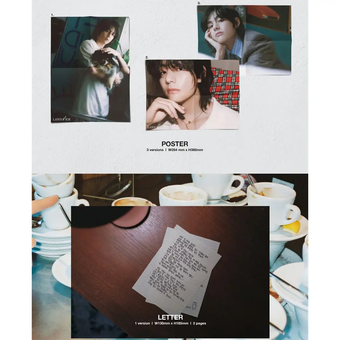 BTS V - Layover : 1st Solo Album (Weverse + Photobook Version