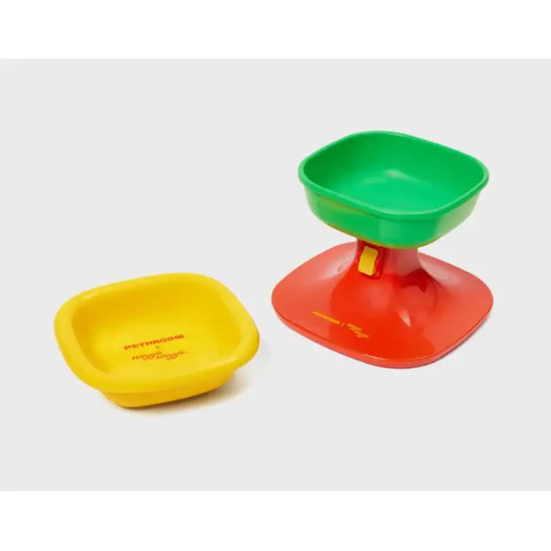 Wiggle Wiggle x Pethroom - Well Fit Table & Bowl Set - Wiggle Wiggle - Pet Supplies - Harumio
