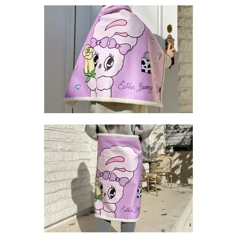 Esther Bunny - Fleece Blanket - Soone Content - Fleece Blanket - Harumio
