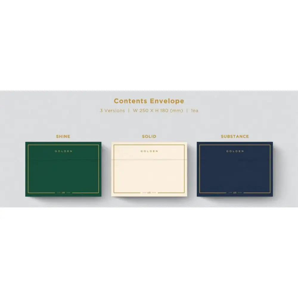 BTS Jung Kook - GOLDEN : 1st Solo Album (Photobook & Weverse Album Set) - BTS Jung Kook - Album - Harumio