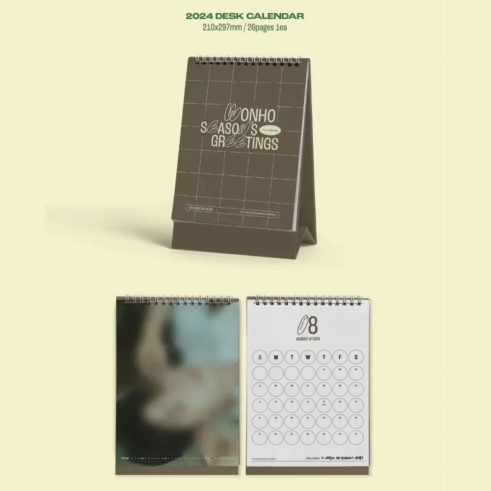 WONHO - Travel In 2023 / Vacation In 2024 : 2023 & 2024 Season's Greetings - Danal Entertainment / Highline Entertainment - Merchandise - Harumio