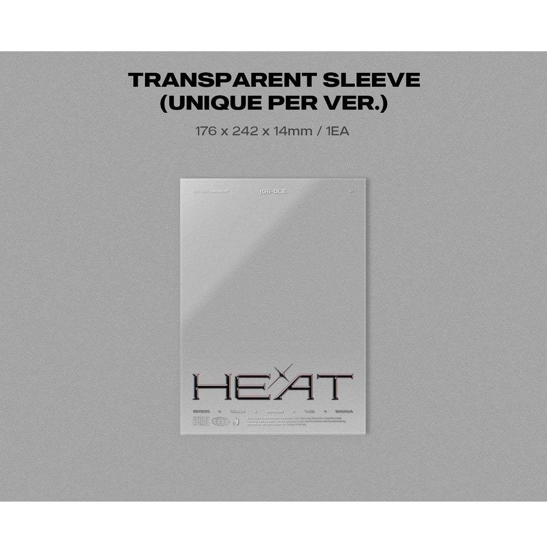 (G)I-DLE - Heat : Premium Sleeve Album (Flare Version) - Cube Entertainment - Album - Harumio