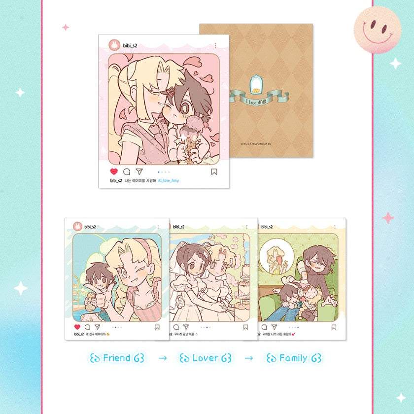 I Love Amy - Books Volumes 3 and 4 & Goods Project (tumblbug) - Atempo Media - Book Set - Harumio