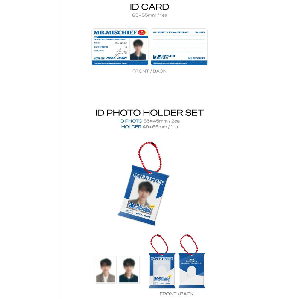 BAEKHYUN - 2025 Season's Greetings (Mr. Mischief) - INB100 - Merchandise - Harumio