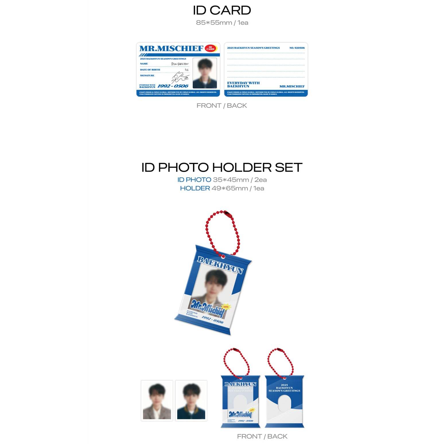 BAEKHYUN - 2025 Season's Greetings (Mr. Mischief) - INB100 - Merchandise - Harumio