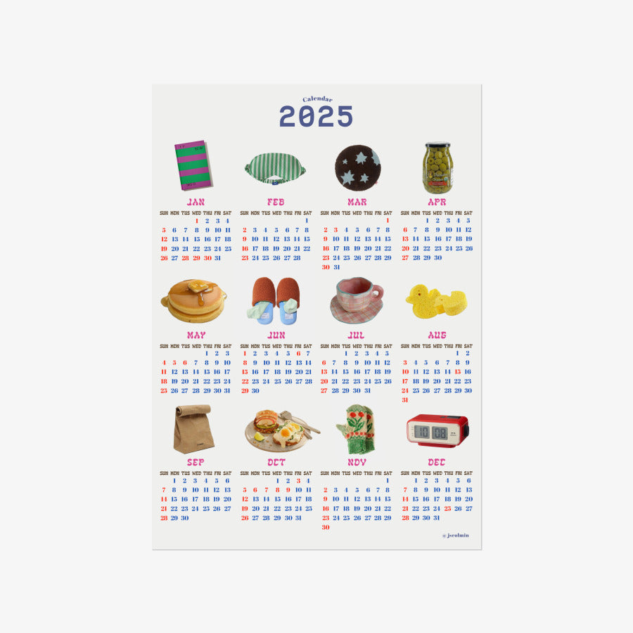 Jseolmin - 2025 Calendar A3 Poster - Marpple Shop - Poster - Harumio