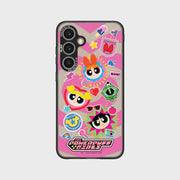 SLBS - Powerpuff Girls Patch Impression Case (Galaxy S24+) - SLBS - Home & Living, Accessories - Harumio
