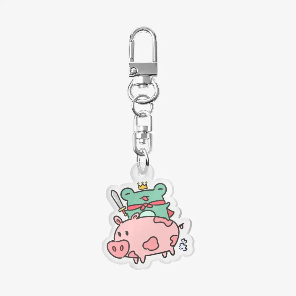 Galbi Dumpling - The Pig Runs! Keyring - Marpple Shop - Keyring - Harumio