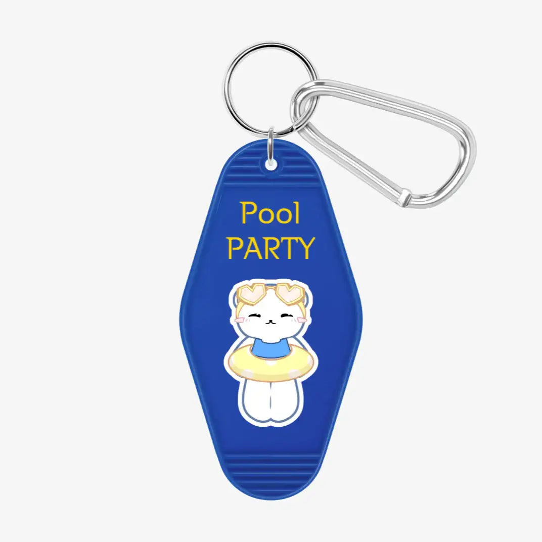 Hyunin Binni Sketchbook - Pool Party Carabiner Keyring - Marpple Shop - Keyring - Harumio