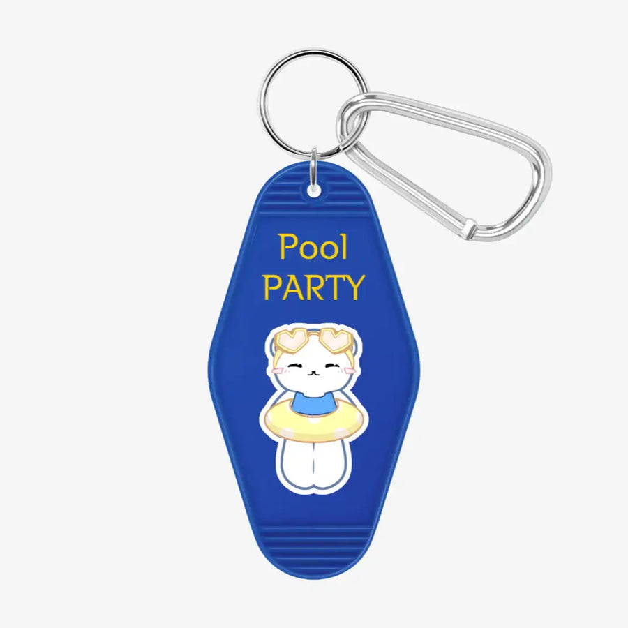 Hyunin Binni Sketchbook - Pool Party Carabiner Keyring - Marpple Shop - Keyring - Harumio