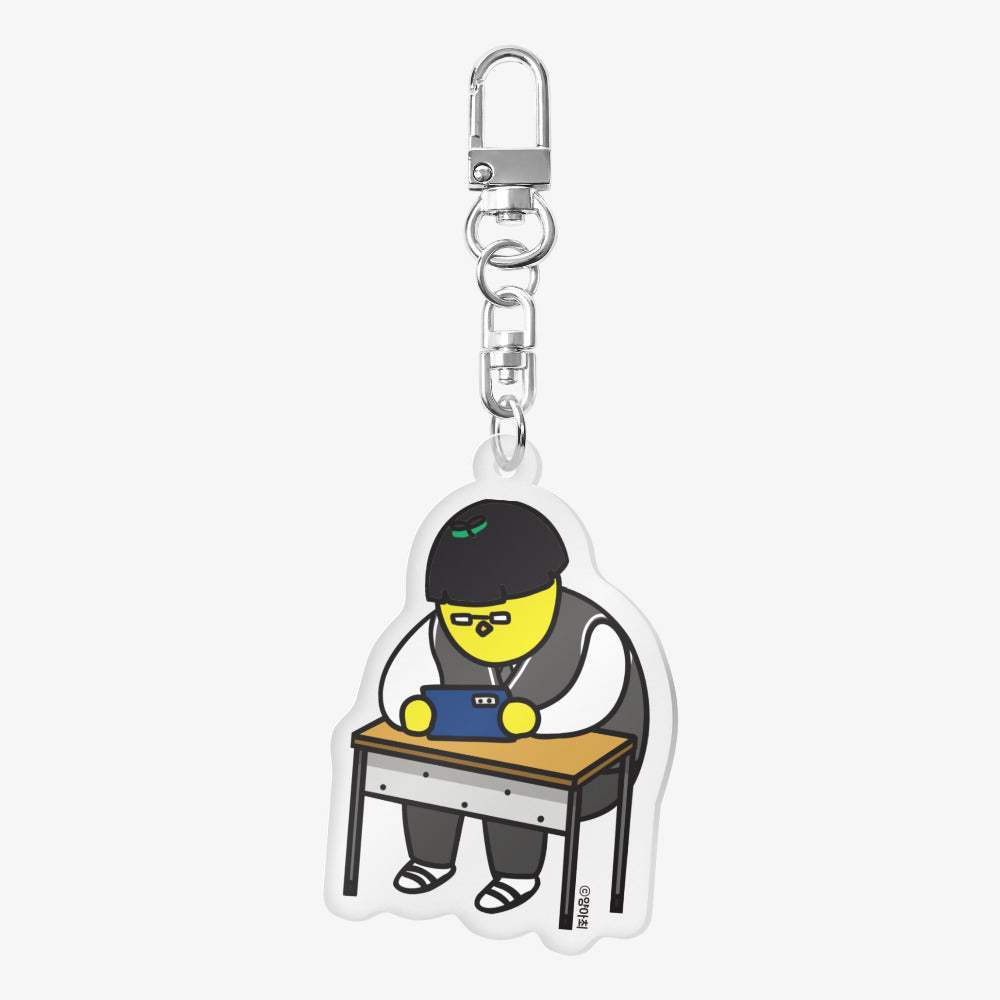 K Academy Survival Story - Chick Boy Acrylic Keyring - Marpple Shop - Acrylic Keyring - Harumio